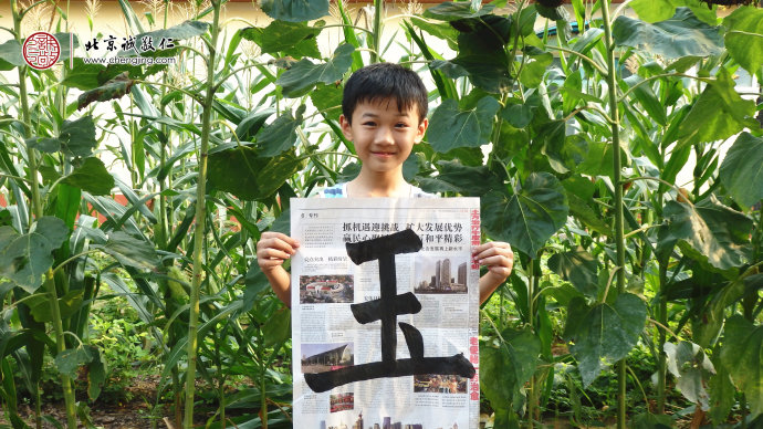 蒋同学，11岁，习书30天，书法习作展示